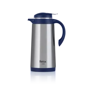 RELAX 1300ML VERRA STAINLESS STEEL THERMAL CARAFE - BLUE (D4100 SERIES)