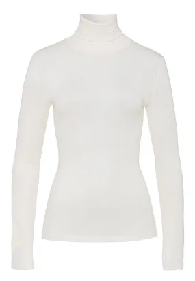 Woolen Silk W Wool And Silk Turtleneck | Cygne 71423-795